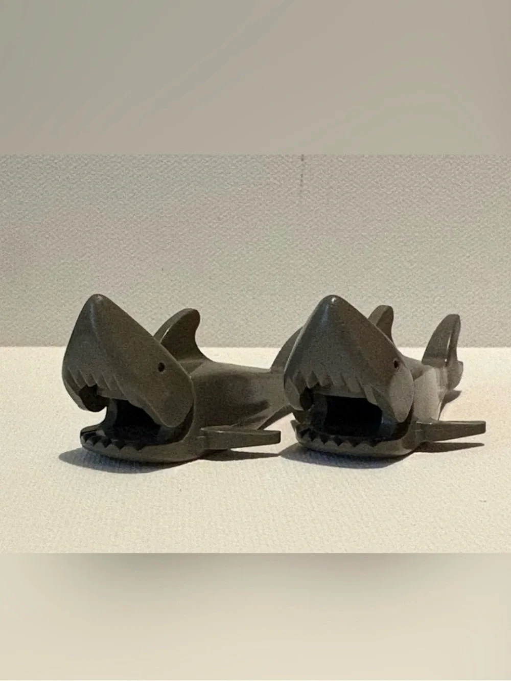 Vintage Lego Sharks Lot Of 2 Old Sea Animal #2547 Cake Topper Toy MiniFigure